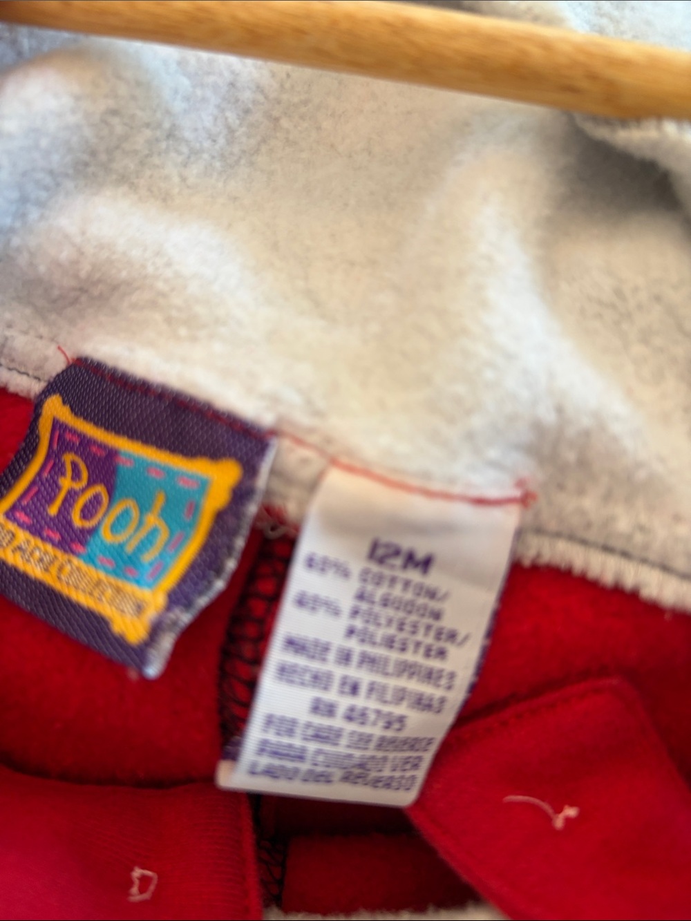 Vintage Winnie the Pooh Red Kids Overalls....so cute! - Picture 3 of 5